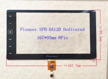 6.2 6.5 inch Pioneer Carplay Radio SPH-Da120 Senzor Special Digitizer Touch screen 8pini 167*93mm KBPISNX279KTL KBPISNX279KTL NOI