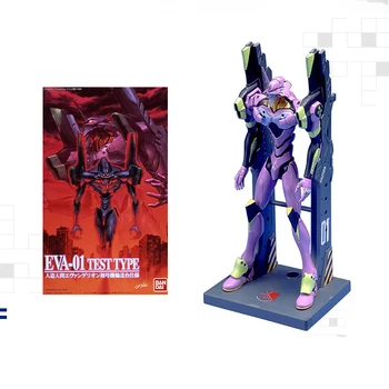 Original BANDAI 1:144 Gundam HG 007 EVA-01 Ver. SET Anime Evangelion Asamblate Model de Robot de Copii figurina Jucarie Cadou de Halloween