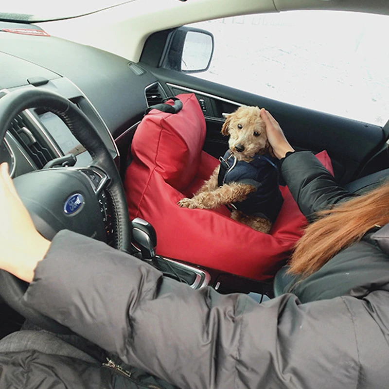 Câinele scaun travel pat câine de rapel scaun auto de calitate premium cu clip-on de siguranță lesa, 2 in 1 scaun auto capac pentru animale de companie - En-gros / Medicalshoes.ro