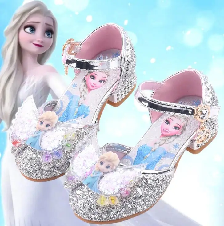 Welcome lineup name Disney frozen elsa printesa din piele pantofi noi fete tocuri inalte cu  paiete, pantofi pentru copii mici și mijlocii fete printesa pantofi -  En-gros / Medicalshoes.ro