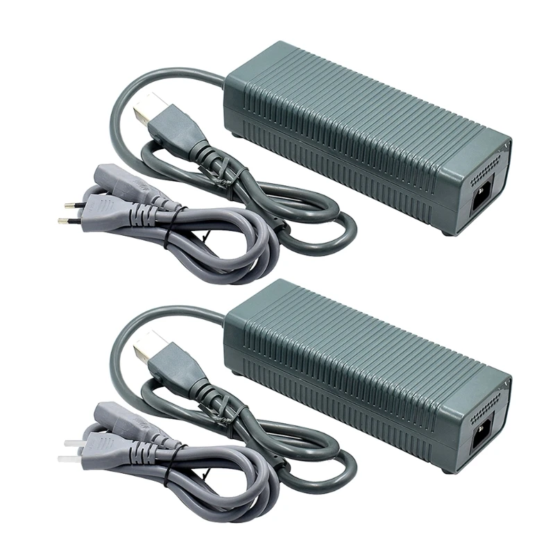 -xbox 360 fat consola ac adaptor de alimentare cablu de alimentare cablu pentru xbox 360 de încărcare încărcător convertor de perete încărcător de călătorie taxa Jocuri / Medicalshoes.ro